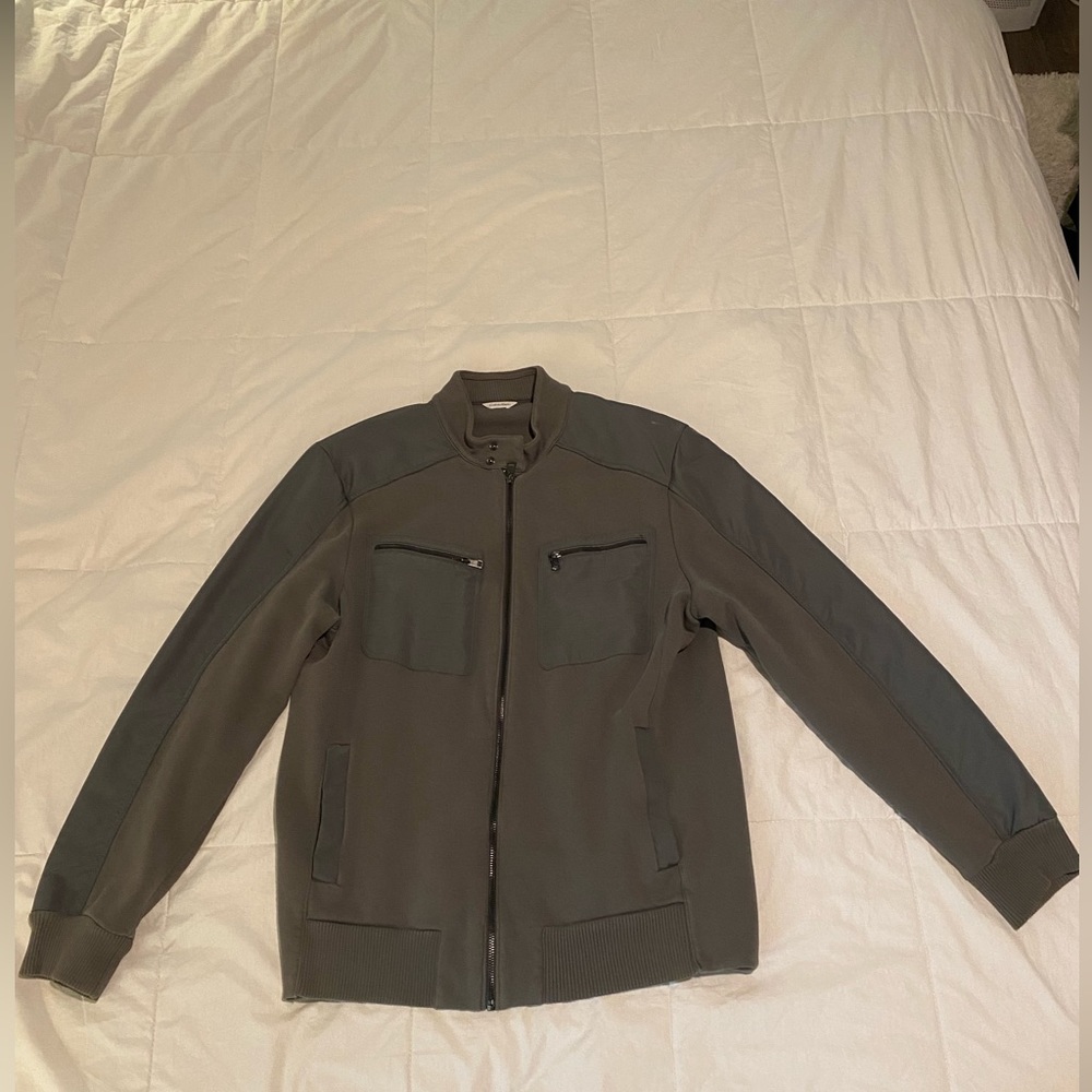Calvin Klein Jacket. Large. Slim Fit. Grey.